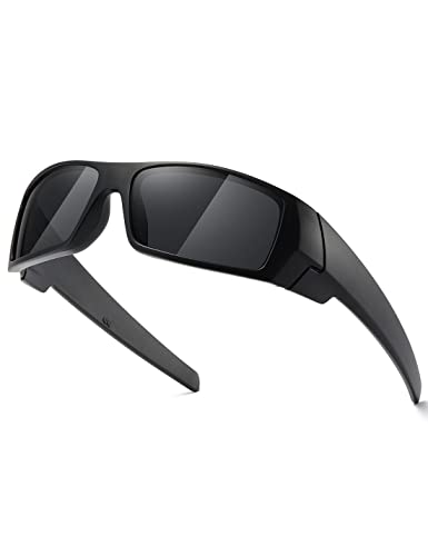 TIANYESY Polarized Sunglasses Men Womens Trendy Retro Sports Rectangular Wrap Around Vintage Shot Shield