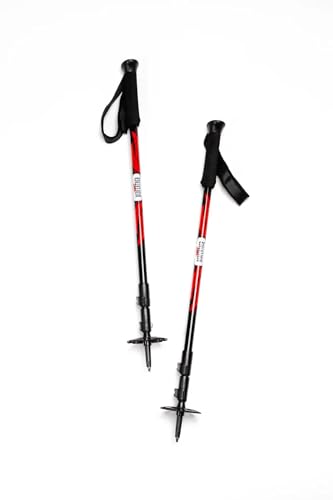 Redfeather Outdoors Trekking Poles – Adjustable Lightweight Hiking Poles with Snow Baskets & Carbide Tips for Winter, Rubb...