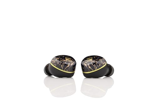 Noble Audio FoKus Rex5 True Wireless Stereo Bluetooth in-Ear Headphones with Microphone, Sound Personalization (Black)