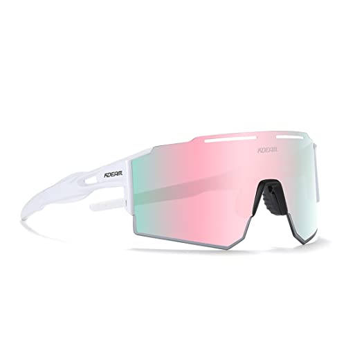 RINKUOLYO Sports Polarized Sunglasses for Men and Women, Youth Kids Baseball Softball Sunglasses for Cycling, Running