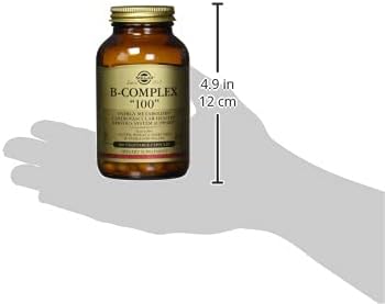 Solgar B-complex "100", 100 Vegetable Capsules - Heart Health, 100 Count (Pack of 12)