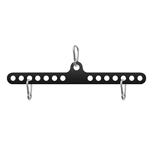 RIMLUFE Double to Single Adaptor Plate LAT T Bar Row Pull Up Down Accessories Tricep Rope Cable Crossover Machine Attachme...