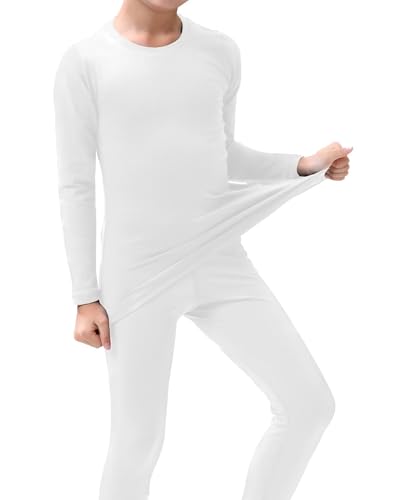 Rolimaka 3 Pack Youth Boys Compression Thermal Shirt Long Sleeve Fleece Undershirt Football Baseball Soccer Base Layer Top