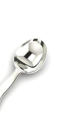 Sterling Silver Sophie Feeding Spoon - Premium Quality Food Grade Standard .925 Solid Sterling Silver Spoon - Engravable Gift For Baby with a Beautiful Gift Box