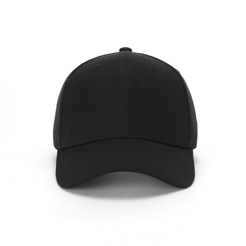 ZH Plain Adjustable Baseball Cap - Lot of 12 Unisex Blank Design Caps