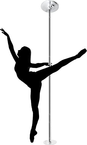 Professional Portable Dancing Pole Spinning Static Dance Pole Removable 45mm Dance Pole Kit for Home Exercise Gym Club Par...