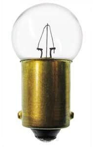 Cec Industries #57 Bulbs, 14V, 3.36W, Ba9S Base, G-4.5 Shape, White, Box Of 10