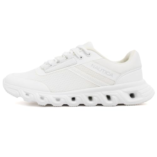 Nautica Women’s Running Shoes Lightweight Athletic Sneakers, Breathable Cushioned Lace-Up Gym Walking & Training Trainers