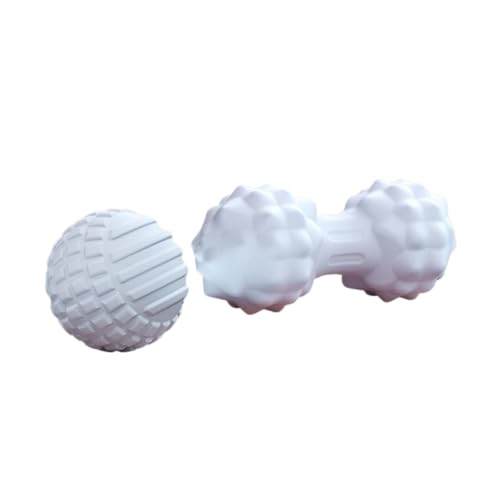 Muscle Recovery Ball - High-Density [TPE] Foam Roller for Myofascial Release, Relieves Foot/Back Pain - Yoga & Fitness Mas...