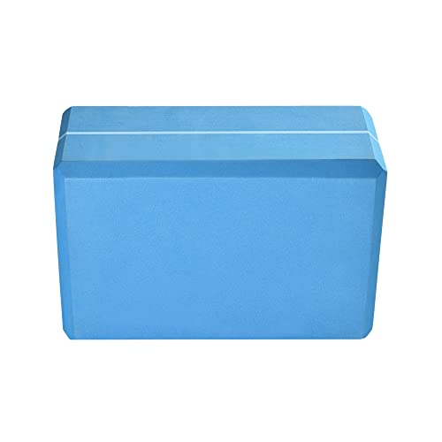 Hugger Mugger 4 in. Foam Yoga Block - Strong and Stable, Beveled Edges for Comfort, Most Favored Block Size, Helps with Al...