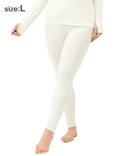 gagli Long Johns for Women - Thermal Leggings for Women, Fleece Lined Base Layer Pants for Cold Weather 32-50℉