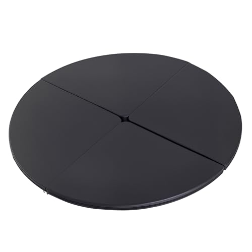 Soozier Pole Dance Mat, 2"T x 5'W Folding Pole Crash Mat for Home, Lightweight and Foldable