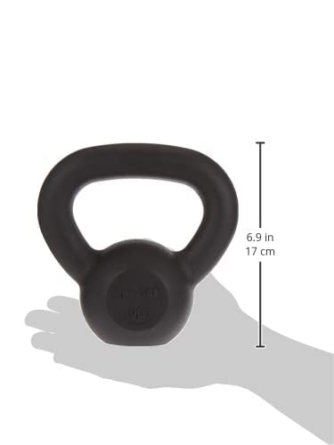 Yes4All Solid Cast Iron Kettlebell Weights Set – Great for Full Body Workout and Strength Training – Kettlebell 10 lbs (Black)