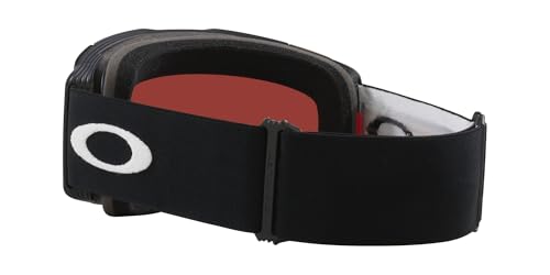 Oakley Line Miner Pro Low Bridge Fit Snow Goggle, Matte Black Strap w/Prizm Snow Rose Lens, Medium