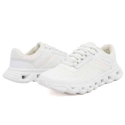 Nautica Women’s Running Shoes Lightweight Athletic Sneakers, Breathable Cushioned Lace-Up Gym Walking & Training Trainers