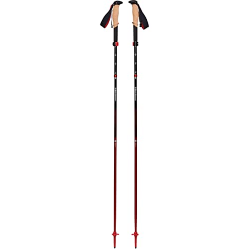 BLACK DIAMOND Pursuit Trekking Poles (Pair) | Natural Cork Grips | FlickLock Adjustable Aluminum Shafts | Ergonomic Poles ...
