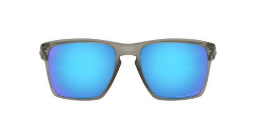 Oakley Man Sunglasses Matte Black Frame, Grey Lenses, 57MM