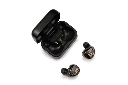 Noble Audio FoKus Rex5 True Wireless Stereo Bluetooth in-Ear Headphones with Microphone, Sound Personalization (Black)