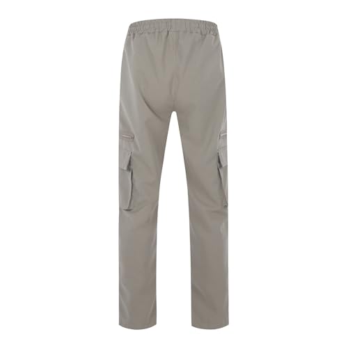 Baggy Pants for Men Drawstring Elastic Waist Fashion Parachute Cargo Pants Straight Leg Athletic Lightweight Joggers Trousers