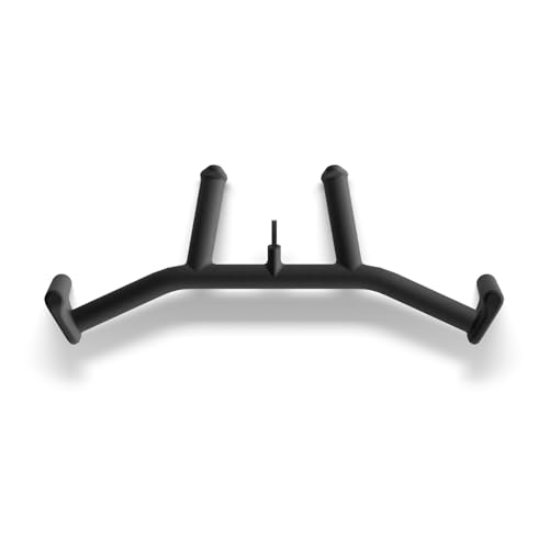 Mikolo 2-in-1 Lat Pulldown Bar, Narrow and Wide Grip Lat Pull Down Attachments for Home Gym,Neutral Grip Cable Machine Att...