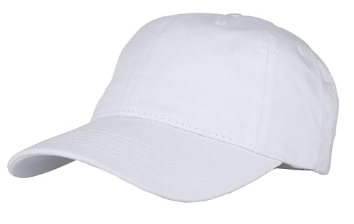 Gelante Cotton Twill Washed Unstructure Baseball Cap - Adjustable Blank Hat for Men Women - Wholesale Bulk Lot of 6 Pack