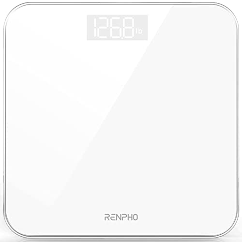 RENPHO Scale for Body Weight, Mechanical Bathroom Weighing Scale, Highly Accurate & Measures Weight up to 400 lb/180kg, Ba...