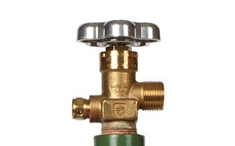 20 cu ft Steel Oxygen Cylinder - CGA540 Valve - DOT Approved