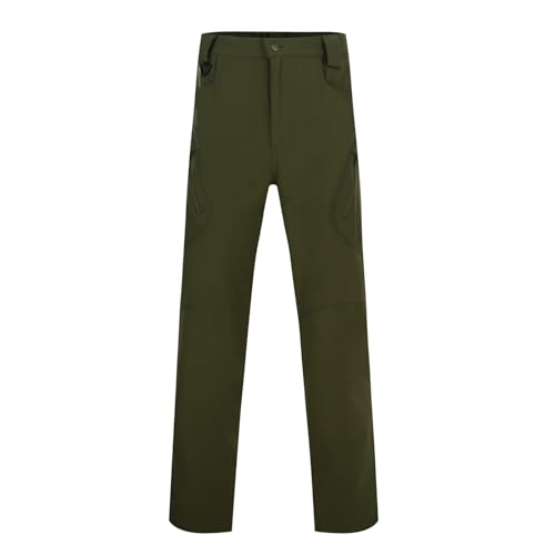 Men's Tactical Cargo Pants Hiking Casual Straight Leg Water Resistant Pants Quick Drying Stretch Outdoor Lightweight Trousers
