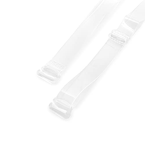 Dritz Detachable and Adjustable Fashion Straps, 1 Pair, Clear