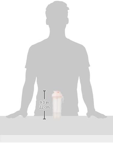 Smartshake Slim 17oz Shaker Cup, Cotton Pink