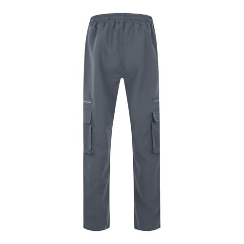 Baggy Pants for Men Drawstring Elastic Waist Fashion Parachute Cargo Pants Straight Leg Athletic Lightweight Joggers Trousers
