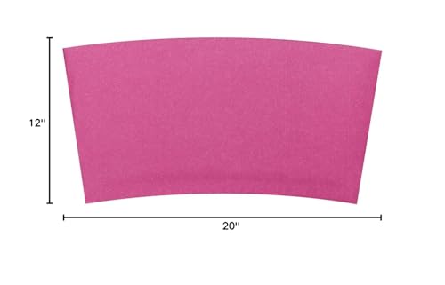 Karat C5300 (Pink) Traditional Cup Sleeves for 10 oz. - 24 oz. Cups, Pink (Pack of 1000)