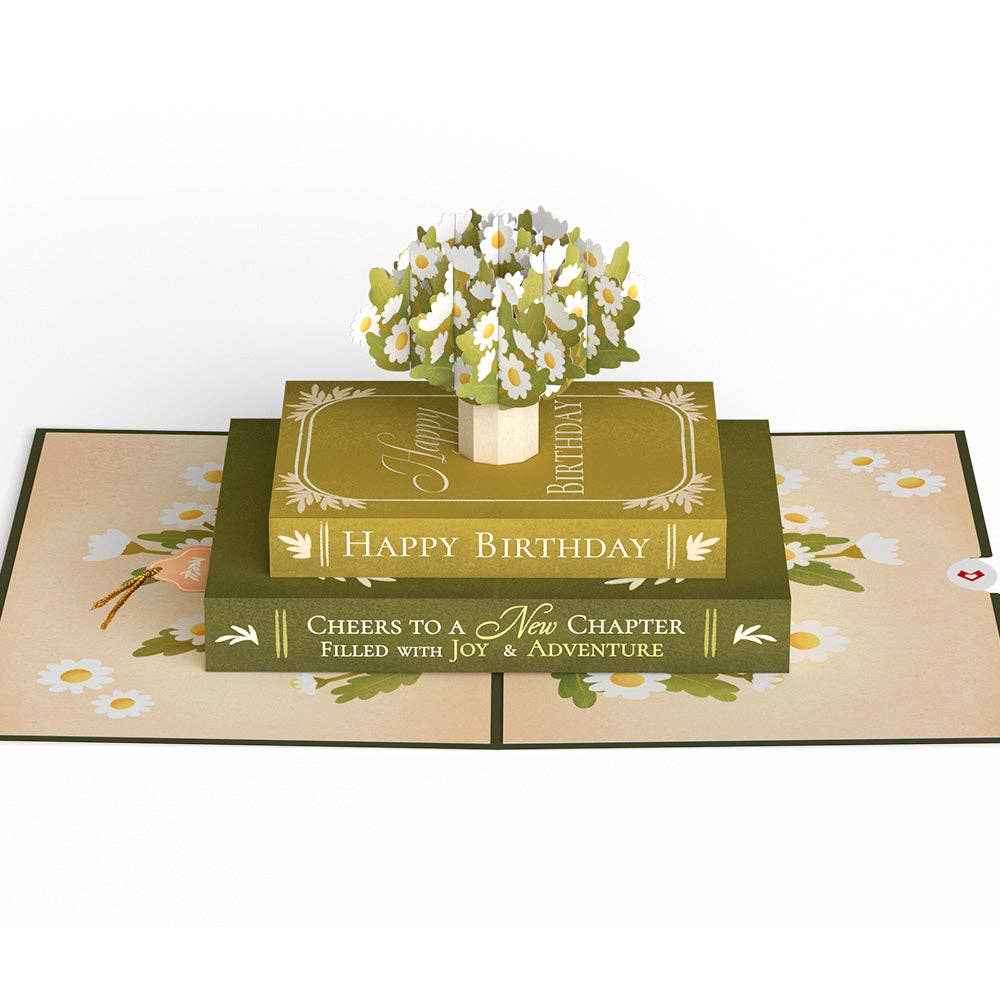 Cheers to a New Chapter 5x7" Birthday Pop-Up Card