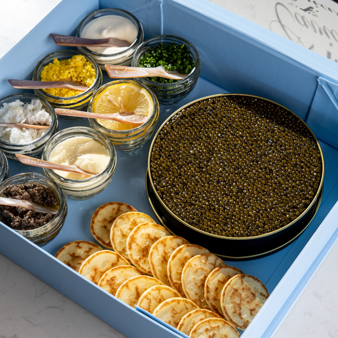 The Complete Caviar Set 125g of Osetra Classic