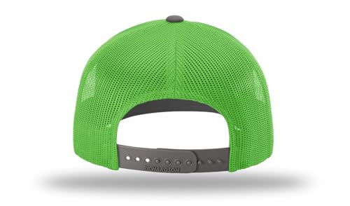 Richardson 112 Trucker Hat - Premium Blank Baseball Cap, Adjustable Snapback Hat - Structured Six Panel Richardson Blank Hats