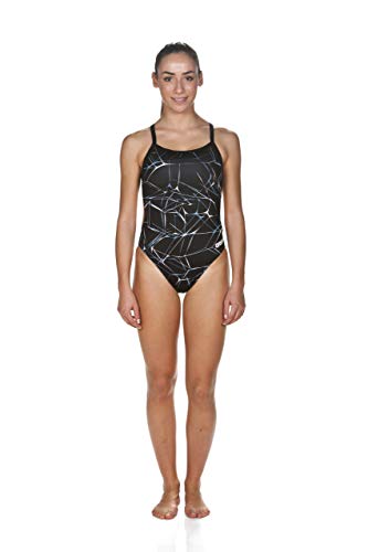 ARENA One Piece Swimsuit Women Athletic Apparel - Open Back Swimming & Training Suit - Challenge Back