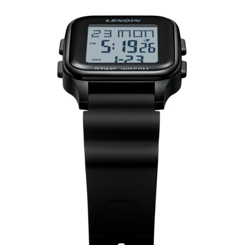 LN LENQIN Mens Digital Watch Ultra Thin Minimalist Sports Waterproof Digital Watches Men Outdoor Wrist Watch for Men with ...