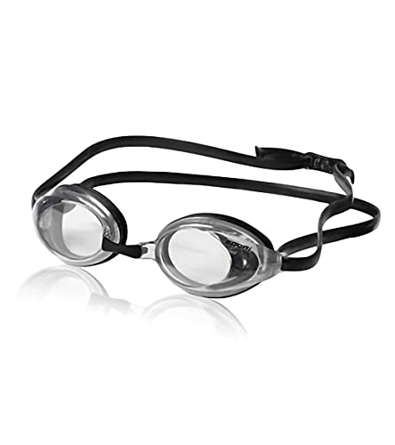 Sporti Unisex Adult Swimming Goggles, Antifog Swim Goggles for Men & Women, Shatter-resistant, Double Straps, Variety Designs