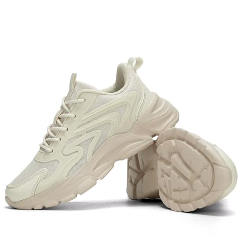 Womens Walking Shoes Casual Running Tennis Gym Sneakers Lightweight Breathable Mesh Workout Sports Soft Sole