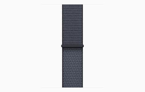 Apple Watch SE 3 [GPS, 40mm] Starlight Aluminum Case with Anchor Blue Sport Loop Band, One Size (Renewed)