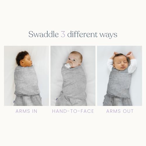 HALO 100% Cotton Sleepsack Swaddle, 3-Way Adjustable Wearable Blanket, TOG 1.5, Forest Friends, Newborn, 0-3 Months