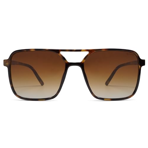 SOJOS Trendy Vintage Aviator Square Sunglasses For Womens Mens Retro 70s UV400 Women Sun Glasses SJ2327