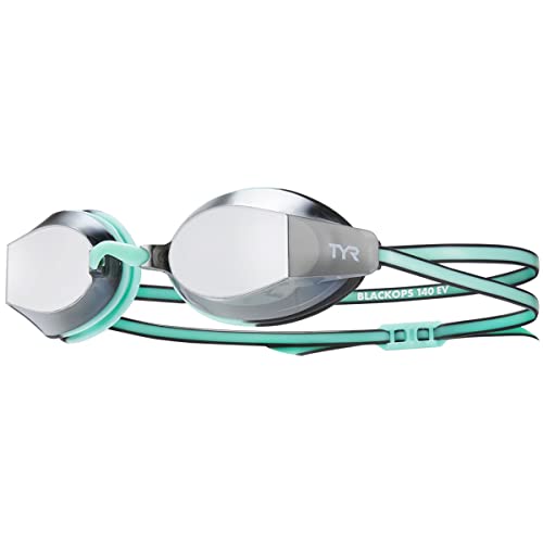 TYR Black Ops 140 EV Racing Mirrored Swim Goggles Women's Fit