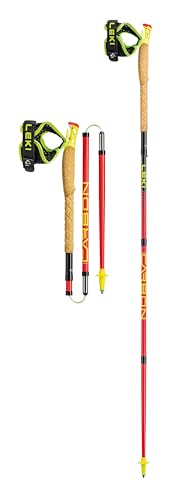 LEKI Ultratrail FX.One Trekking Poles - Carbon Foldable Ultralight Poles for Hiking & Trail Running