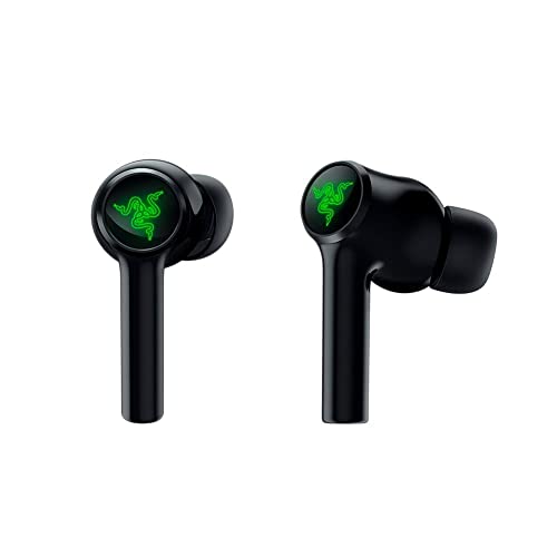 Razer Hammerhead True Wireless (2nd Gen) Bluetooth Gaming Earbuds: Chroma RGB Lighting -60ms Low-Latency- Active Noise Can...