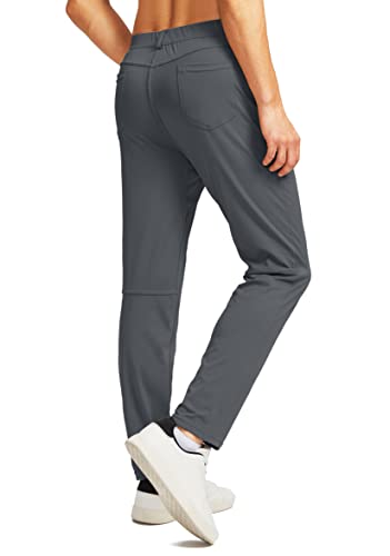 G Gradual Men's Stretch Golf Pants with 6 Pockets Slim Fit Dress Pants for Men Travel Casual Work