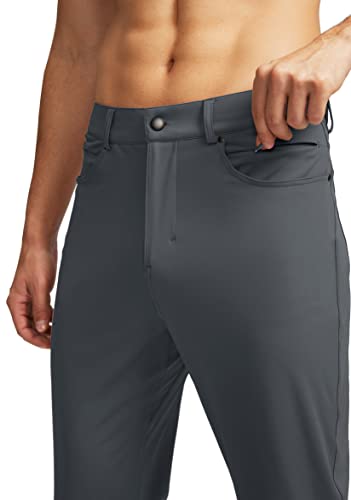 G Gradual Men's Stretch Golf Pants with 6 Pockets Slim Fit Dress Pants for Men Travel Casual Work