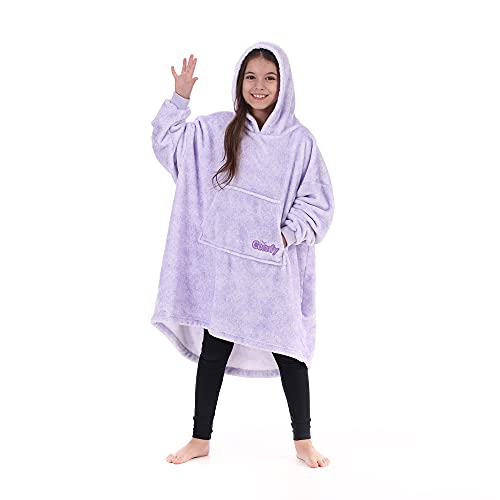THE COMFY Dream Jr for Kids | Lightweight Microfiber Fleece Wearable Blanket with Hood & Pocket | Seen on Shark Tank