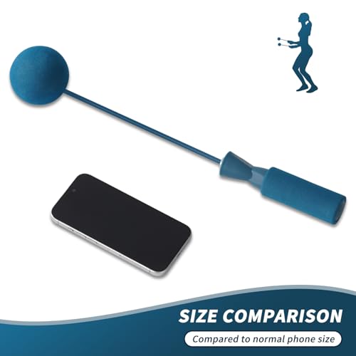 junqixing Cordless Jump Rope with Weight Ball, Fitness Training Jump Rope, Indoor Home Exercise, Suitable for Men Women Kids.