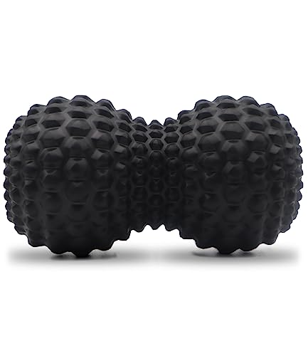 KITWILD Peanut Massage Ball, Double Lacrosse Massage Roller Ball for Deep Tissue Muscle Massage, Physical Therapy, Myofasc...